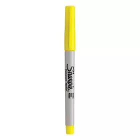   Alkoholos marker, 0,5 mm, kúpos, SHARPIE "Ultra Fine Point", sárga