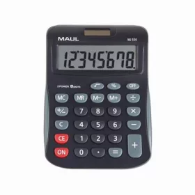   Számológép, asztali, 8 számjegy, MAUL "MJ 550", fekete-szürke