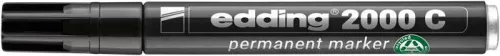 Alkoholos marker, 1,5-3 mm, kúpos, EDDING "2000", fekete