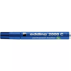   Alkoholos marker, 1,5-3 mm, kúpos, EDDING "2000", kék