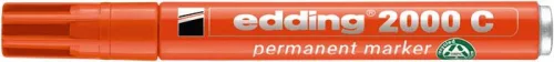 Alkoholos marker, 1,5-3 mm, kúpos, EDDING "2000", narancssárga