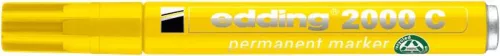 Alkoholos marker, 1,5-3 mm, kúpos, EDDING "2000", sárga