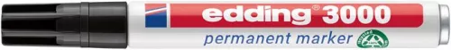 Alkoholos marker, 1,5-3 mm, kúpos, EDDING "3000", fekete