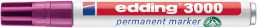 Alkoholos marker, 1,5-3 mm, kúpos, EDDING "3000", rózsaszín