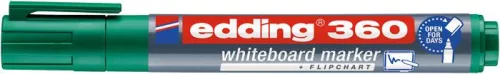 Tábla- és flipchart marker, 1,5-3 mm, kúpos, EDDING "360", zöld