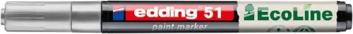 Lakkmarker, 1-2 mm, EDDING "51", ezüst