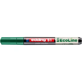 Lakkmarker, 1-2 mm, EDDING "51", zöld