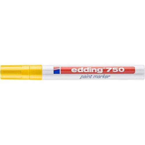 Lakkmarker, 2-4 mm, EDDING "750", sárga