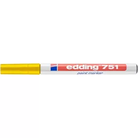 Lakkmarker, 1-2 mm, EDDING "751", sárga