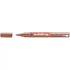 Lakkmarker, 1-2 mm, EDDING "751", vörösréz