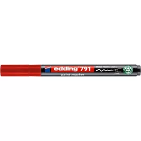 Lakkmarker, 1-2 mm, PCR, EDDING "791", piros