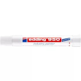   Jelölő marker, 10 mm, kúpos, EDDING "950", fehér