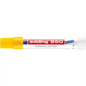   Jelölő marker, 10 mm, kúpos, EDDING "950", sárga