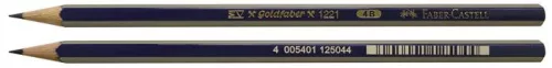 Grafitceruza, 4B, hatszögletű, FABER-CASTELL "Goldfaber"