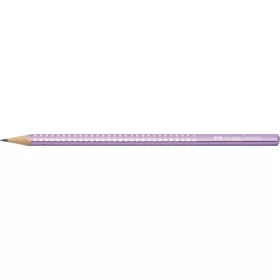 Grafitceruza, B, háromszögletű, FABER-CASTELL "Sparkle", metál lila