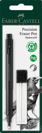 Radírstift, precíziós, 4 db pótbéllel, FABER-CASTELL