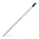 Grafitceruza radírral, B, háromszögletű, FABER-CASTELL "Grip 2001", égkék