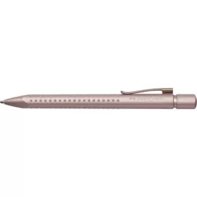   Golyóstoll, 1 mm, XB, nyomógombos, rózsaszín tolltest, FABER-CASTELL "Grip 2010 Harmony", kék