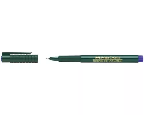 Tűfilc, 0,4 mm, FABER-CASTELL "Finepen 1511", kék