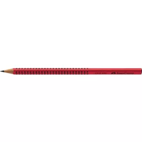 Grafitceruza, B, háromszögletű, FABER-CASTELL "Grip 2001", piros