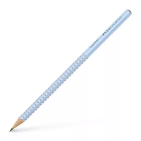 Grafitceruza, B, háromszögletű, FABER-CASTELL "Grip 2001", égkék