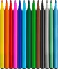 Filctoll készlet, FABER-CASTELL "Dinoszaurusz" 10 különböző szín + 3 metál