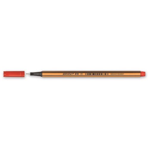 Tűfilc, 0,4 mm, GRANIT "C970", piros