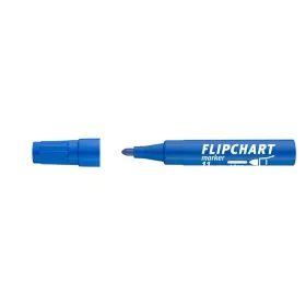   Flipchart marker, 1-3 mm, kúpos, ICO "Artip 11", kék