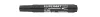 Flipchart marker, 1-3 mm, kúpos, ICO "Artip 11 XXL", fekete