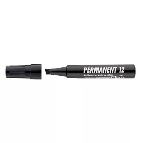   Alkoholos marker, 1-4 mm, vágott, ICO "Permanent 12", fekete