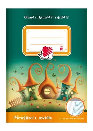 Olvasónapló, tűzött, A5, 32 lap, 1. osztály, ICO "Süni Mesefüzet"