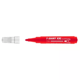   Textilmarker, 1-3 mm, kúpos, ICO "XXL T-Shirt", piros