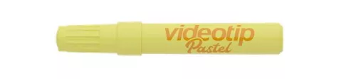 Szövegkiemelő, 1-4 mm, ICO "Videotip", pasztell sárga
