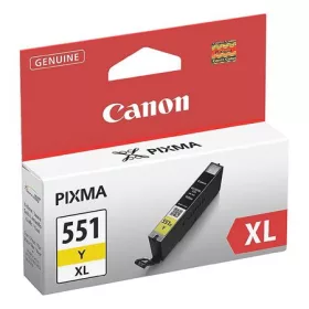   CLI-551YXL Tintapatron Pixma iP7250, MG5450, MG6350 nyomtatókhoz, CANON, sárga, 11ml