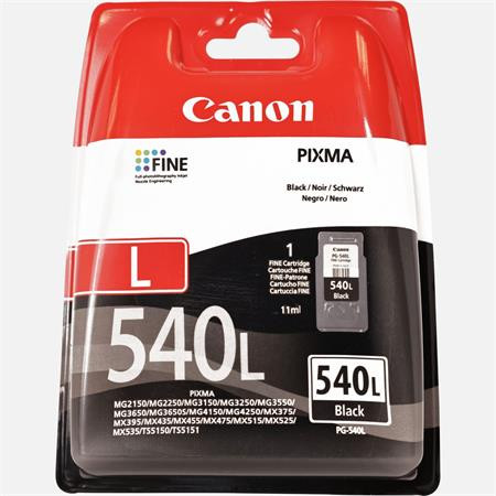 PG-540L Tintapatron Pixma MG2150, 3150 nyomtatókhoz, CANON, fekete, 300 oldal