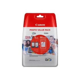   PG-545XL/CL546XL Tintapatron multipack Pixma MG2450, 2550 nyomtatókhoz, CANON, b+c + GP501 (50 lap 10x15) papír