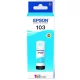 T00S24A Tinta EcoTank L3110, L3150, L1110 nyomtatókhoz, EPSON 103, cián, 65 ml