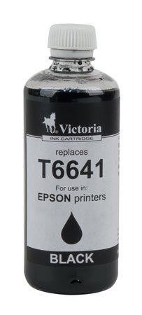 T66414 Tinta, L100, 200mfp nyomtatókhoz, VICTORIA TECHNOLOGY, fekete, 100ml