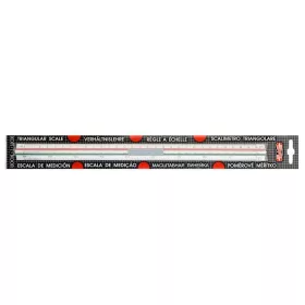 Léptékvonalzó, gépészeti, műanyag, KOH-I-NOOR