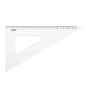 Háromszög vonalzó, műanyag, 60 °, 22 cm, KOH-I-NOOR