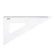 Háromszög vonalzó, műanyag, 60 °, 22 cm, KOH-I-NOOR