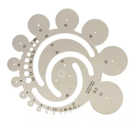 Radius sablon, műanyag, KOH-I-NOOR "z32"