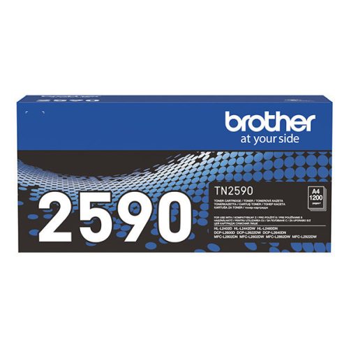 TN2590XL Lézertoner HL-L2402,  DCP-L2622 nyomtatókhoz, BROTHER, fekete, 3k