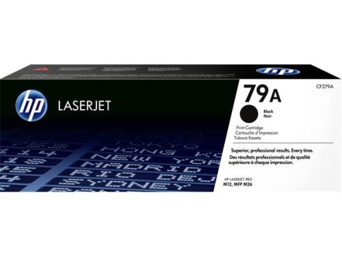 CF279A Lézertoner LaserJet M12, M26 nyomtatókhoz, HP 79A, fekete, 1k