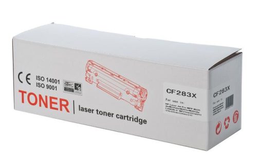 CF283X/CRG737 lézertoner, TENDER®, fekete, 2,4k