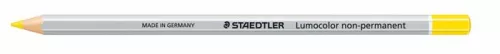 Jelölőceruza, hatszögletű, mindenre író, lemosható (omnichrom), STAEDTLER "Lumocolor 108", sárga