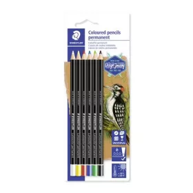  Jelölőceruza készlet, mindenre író, vízálló, STAEDTLER "Lumocolor® permanent glasochrom 108 20", 6 különböző szín