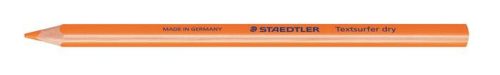 Szövegkiemelő ceruza, háromszögletű, STAEDTLER "Textsurfer Dry 128 64", neon narancs