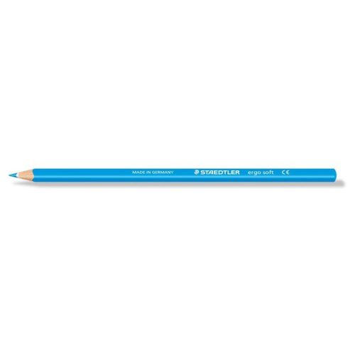 Színes ceruza, háromszögletű, STAEDTLER "Ergo Soft 157", világoskék