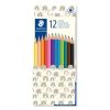 Színes ceruza készlet, hatszögletű, vegyes mintájú csomagolás, STAEDTLER "175", 12 különböző szín